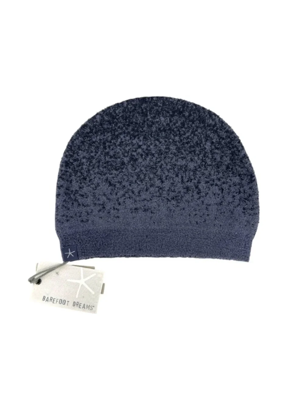 Barefoot Dreams CozyChic Lite Confetti Beanie Hat Deep Blue Indigo One Size NWT